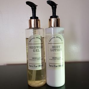 Natural Aromatic Shower Gel and Body Lotion